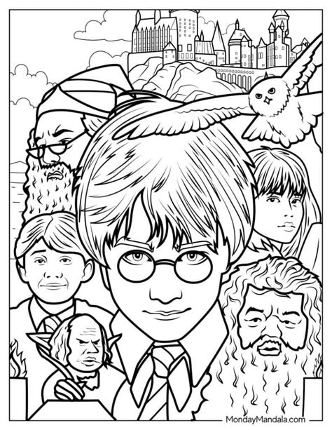 harry potter colouring pages printable|harry potter coloring pages pdf.